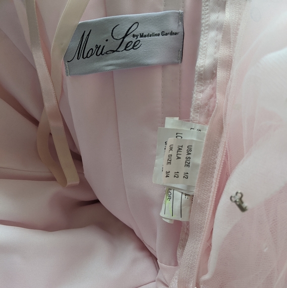 LAST CHANCE Mori Lee Blush Ball Gown - Picture 8 of 9